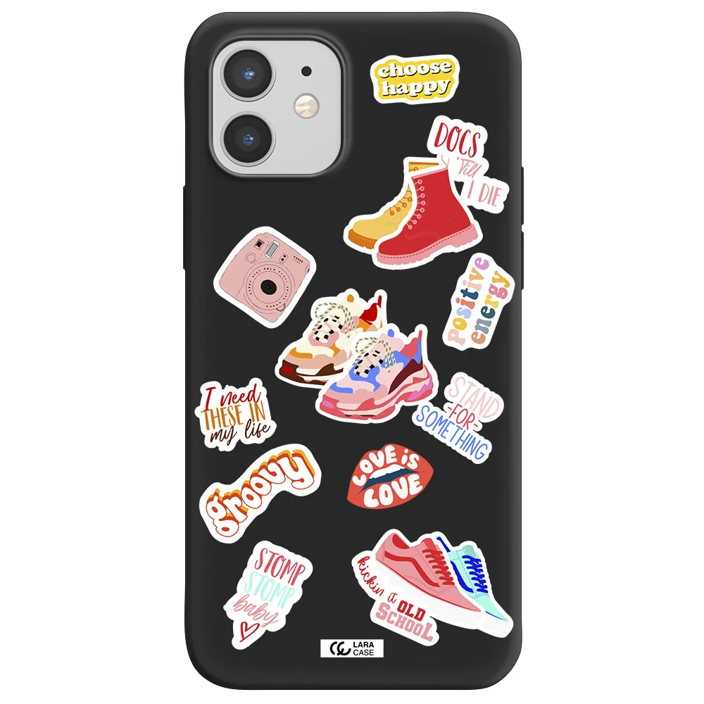 Positive Energy Apple iPhone 12 mini Silicone black Case