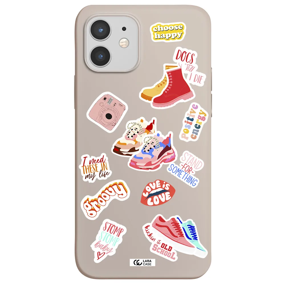 Positive Energy Apple iPhone 12 mini Silicone Stone Case