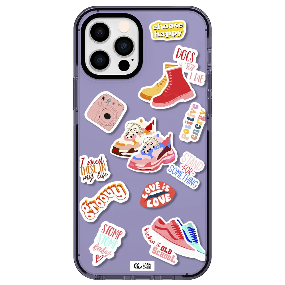 Positive Energy Apple iPhone 12 pro impact Lilac Case