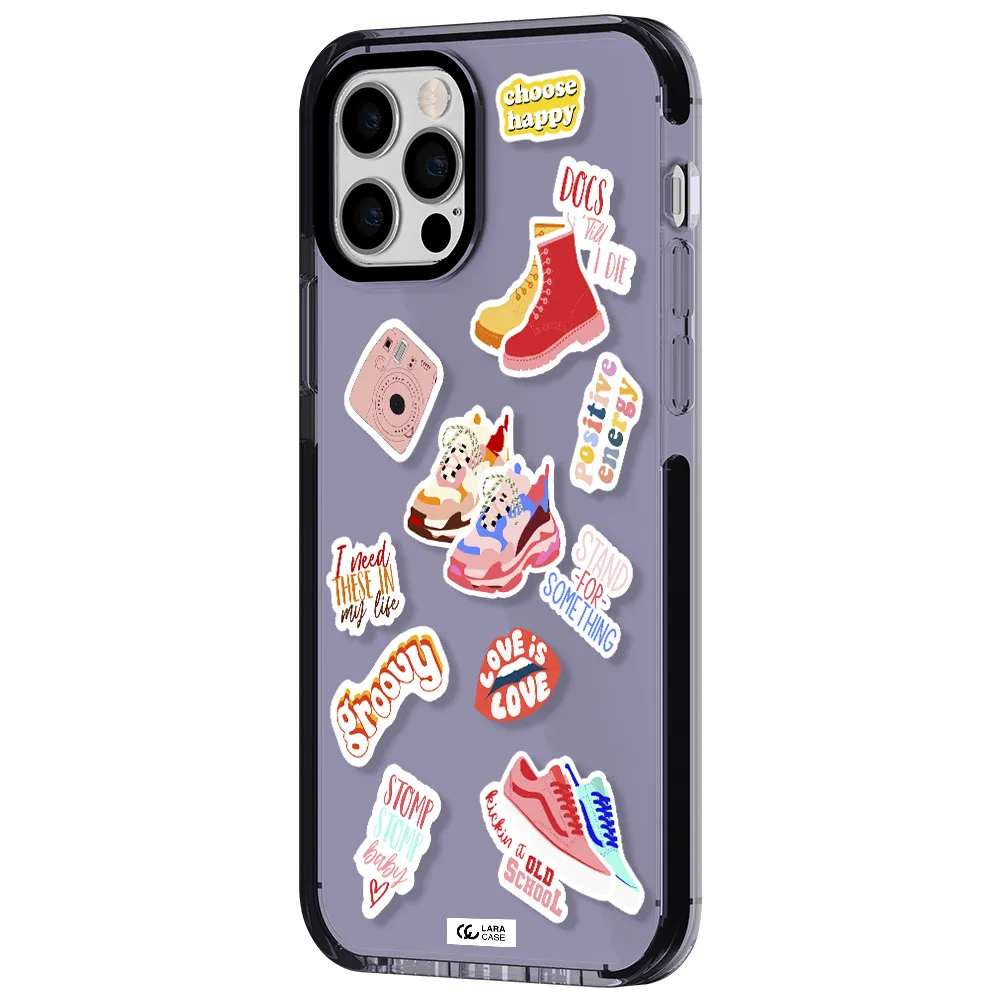 Positive Energy Apple iPhone 12 pro impact Lilac Case