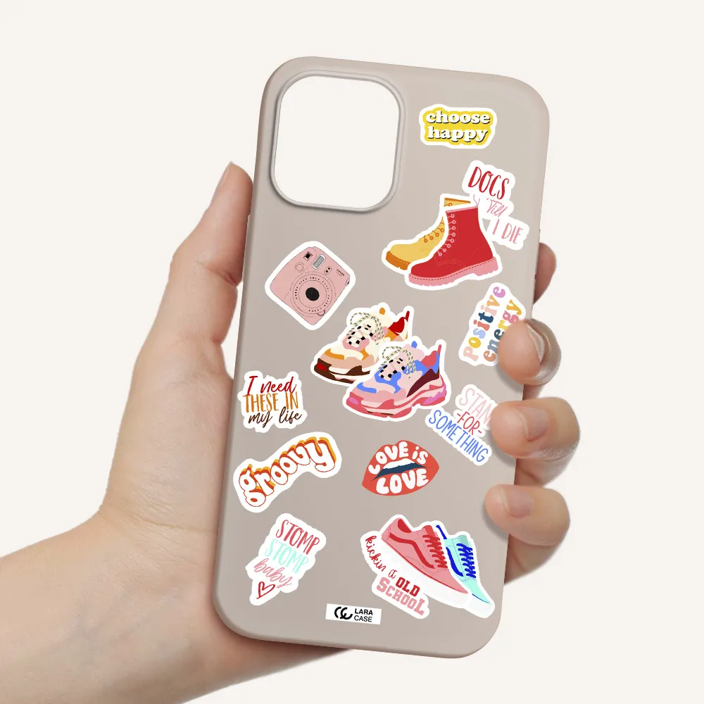 Positive Energy Apple iPhone 12 pro Silicone Stone Case