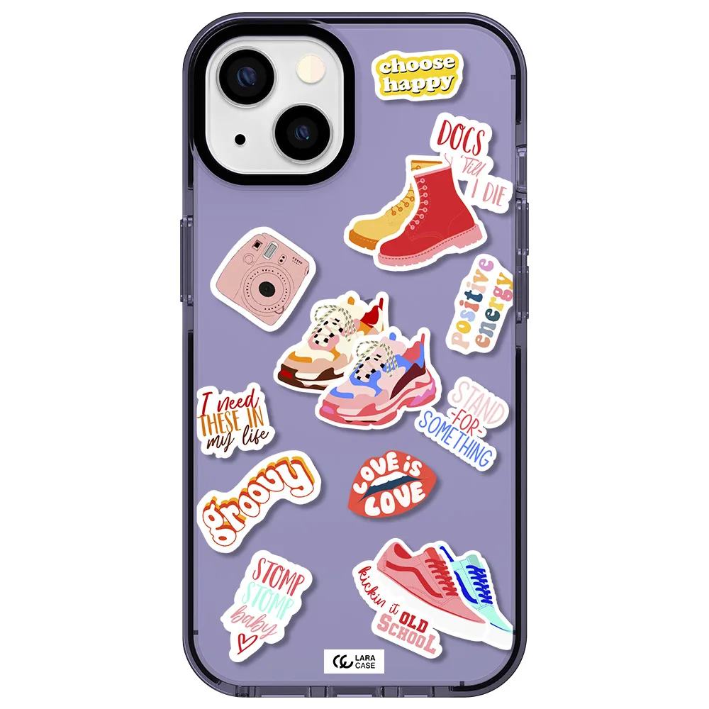 Positive Energy Apple iPhone 13 impact Lilac Case