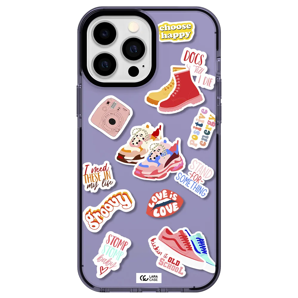 Positive Energy Apple iPhone 13 Pro Max impact Lilac Case