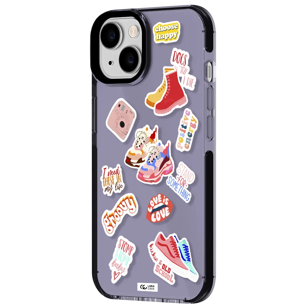 Positive Energy Apple iPhone 14 impact Lilac Case