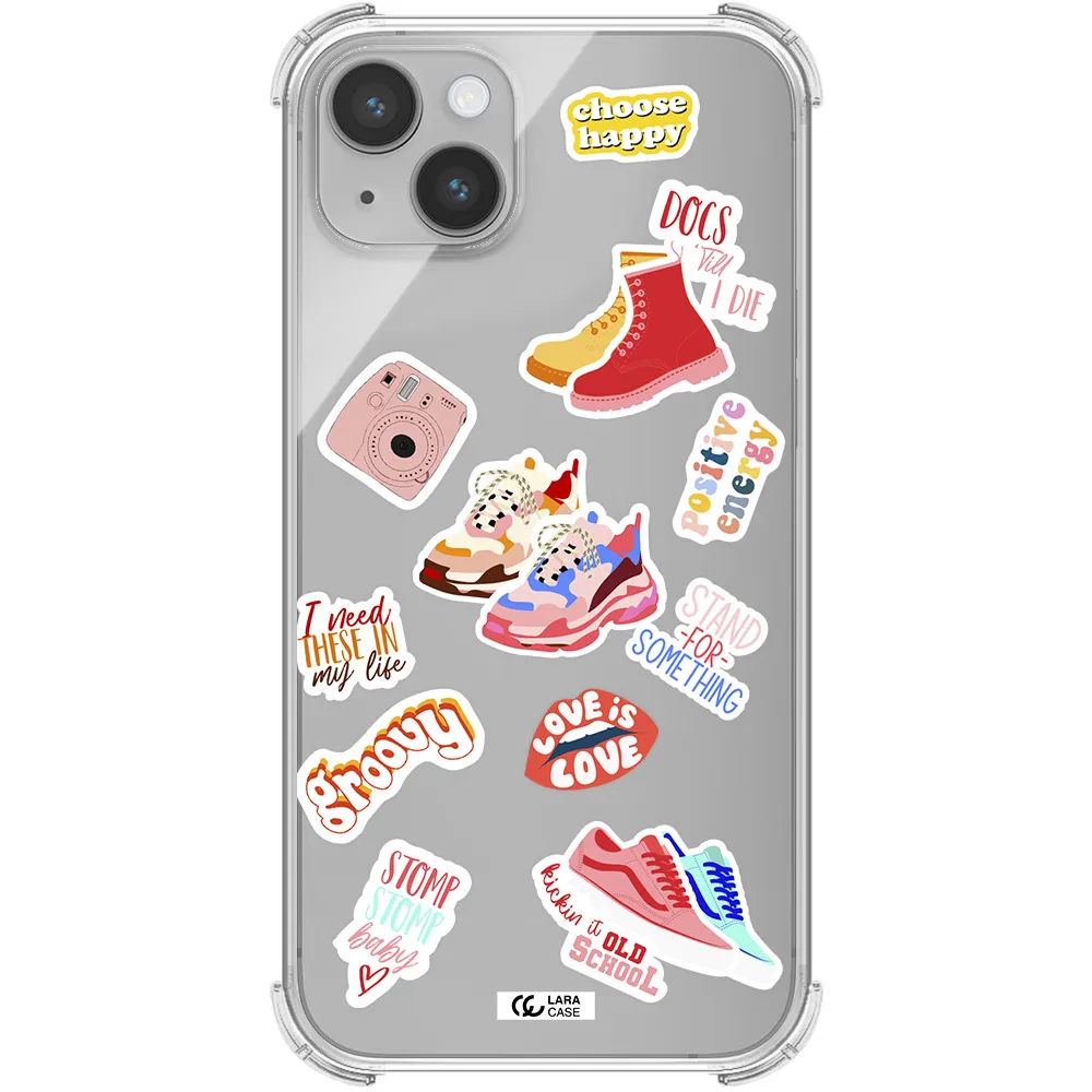 Positive Energy Apple iPhone 14 plus Clear PC Case