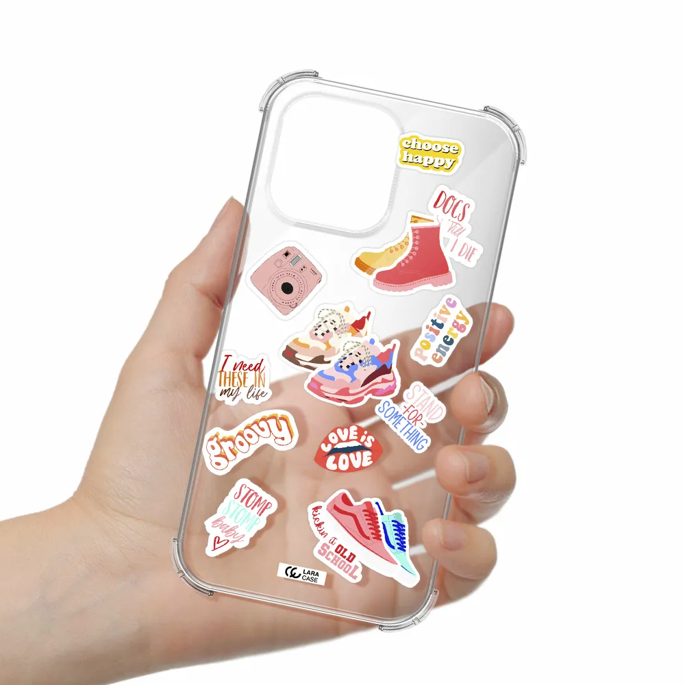 Positive Energy Apple iPhone 14 pro Clear PC Case