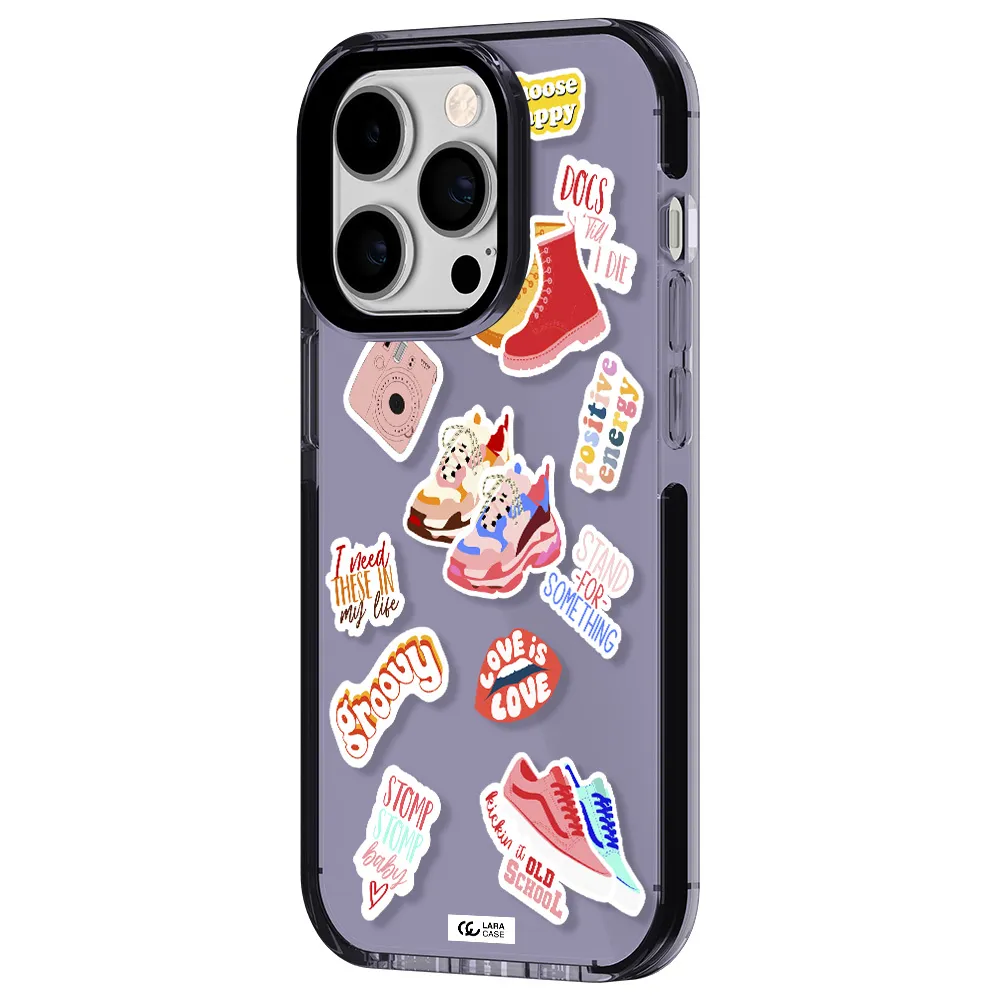 Positive Energy Apple iPhone 14 pro impact Lilac Case