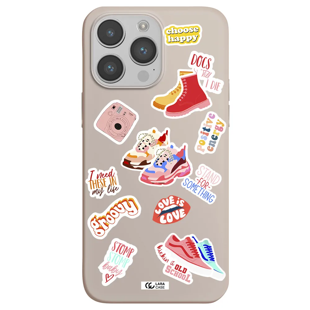 Positive Energy Apple iPhone 14 pro max Silicone Stone Case