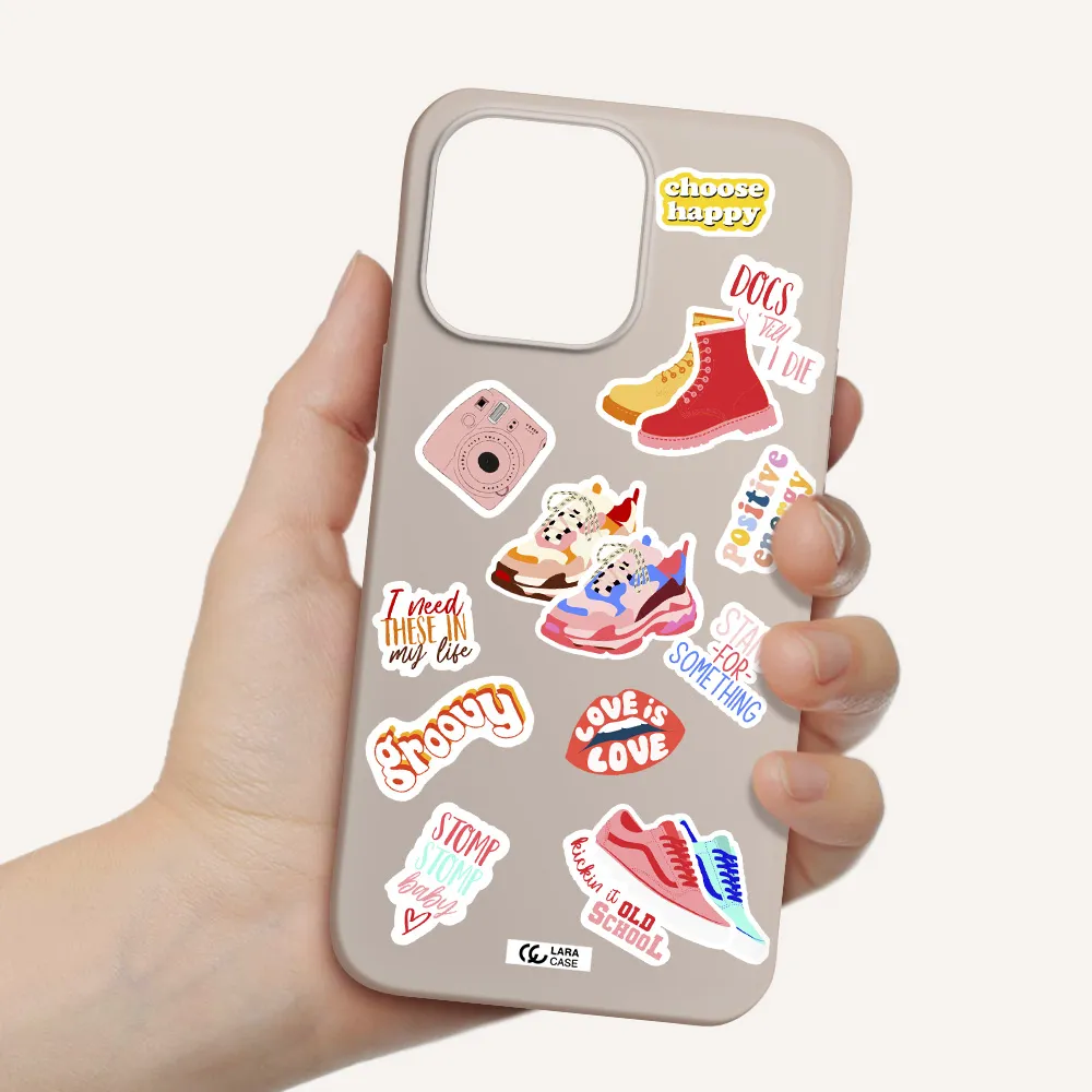 Positive Energy Apple iPhone 14 pro Silicone Stone Case