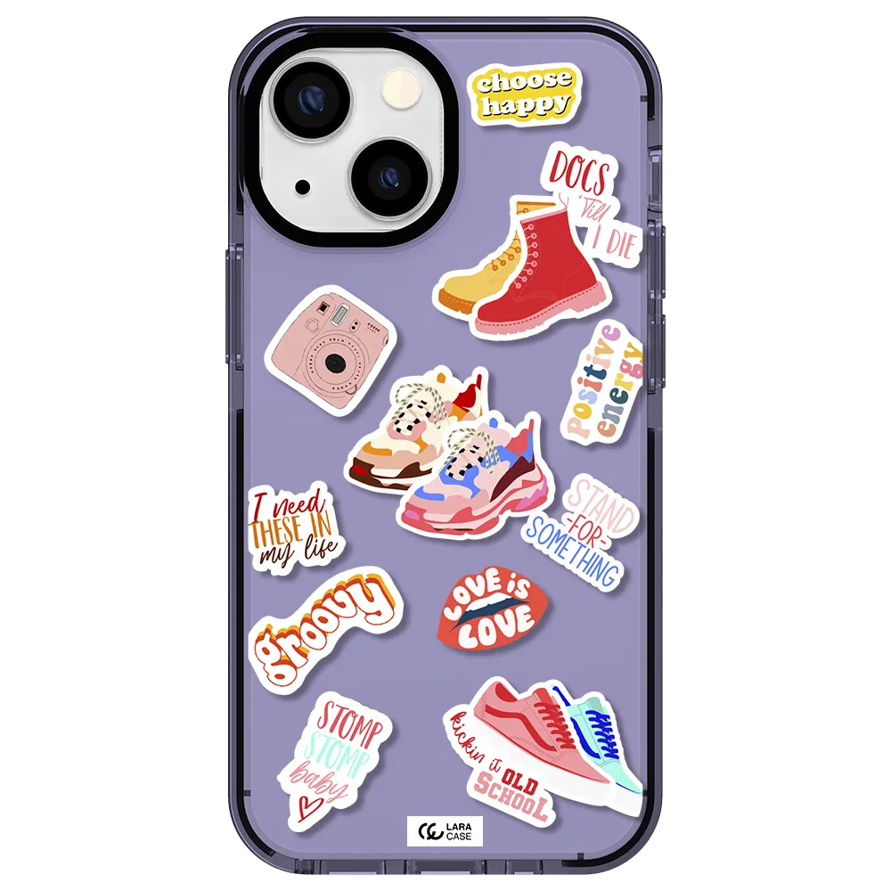 Positive Energy Apple iPhone 15 impact Lilac Case