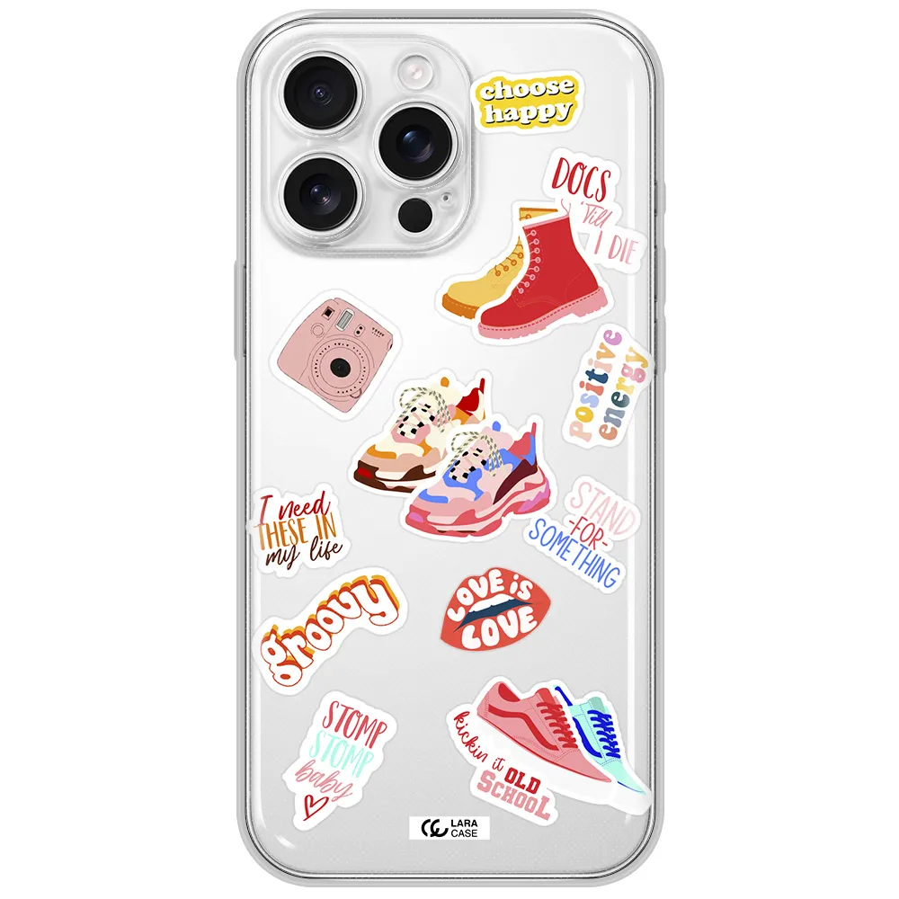 Positive Energy Apple Iphone 16 Pro Max Clear Tpu Case