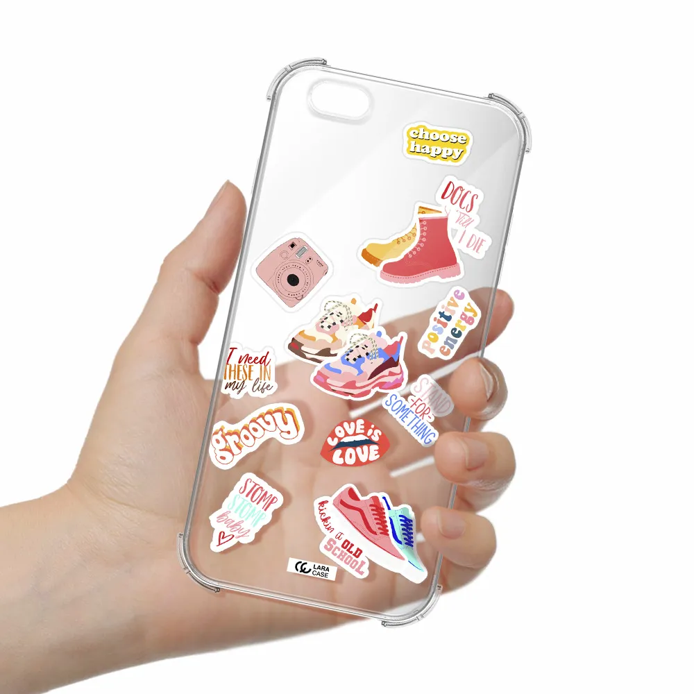 Positive Energy Apple iPhone 6 plus Clear PC Case