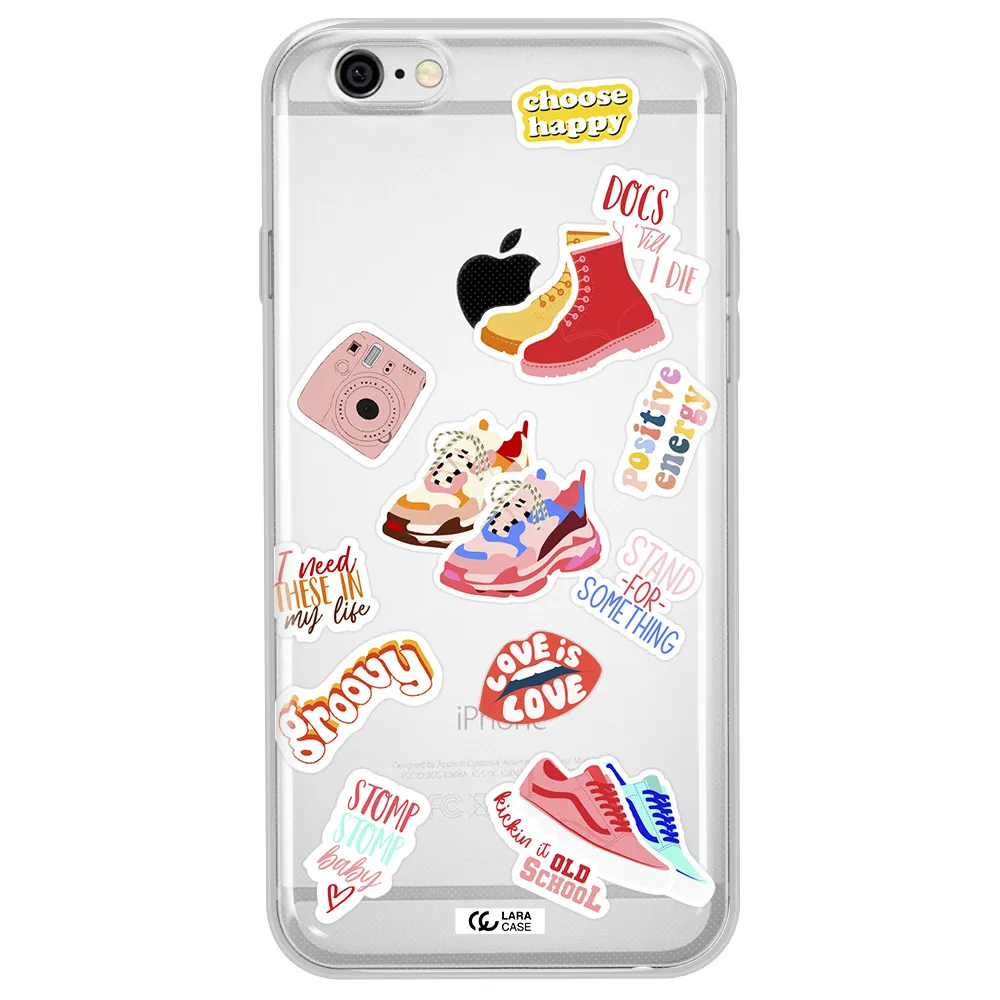 Positive Energy Apple iPhone 6 plus Clear TPU Case