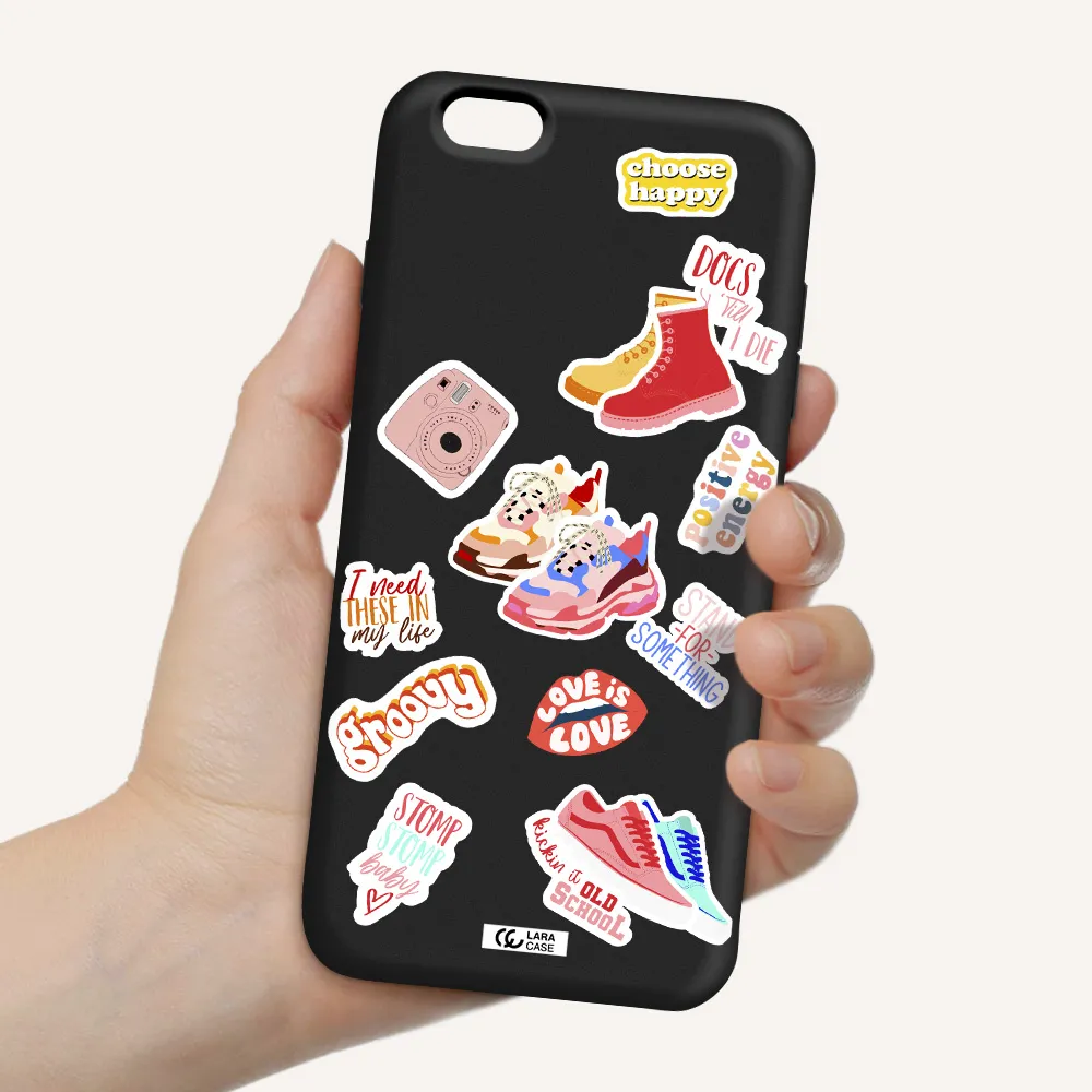 Positive Energy Apple iPhone 6 plus Silicone black Case