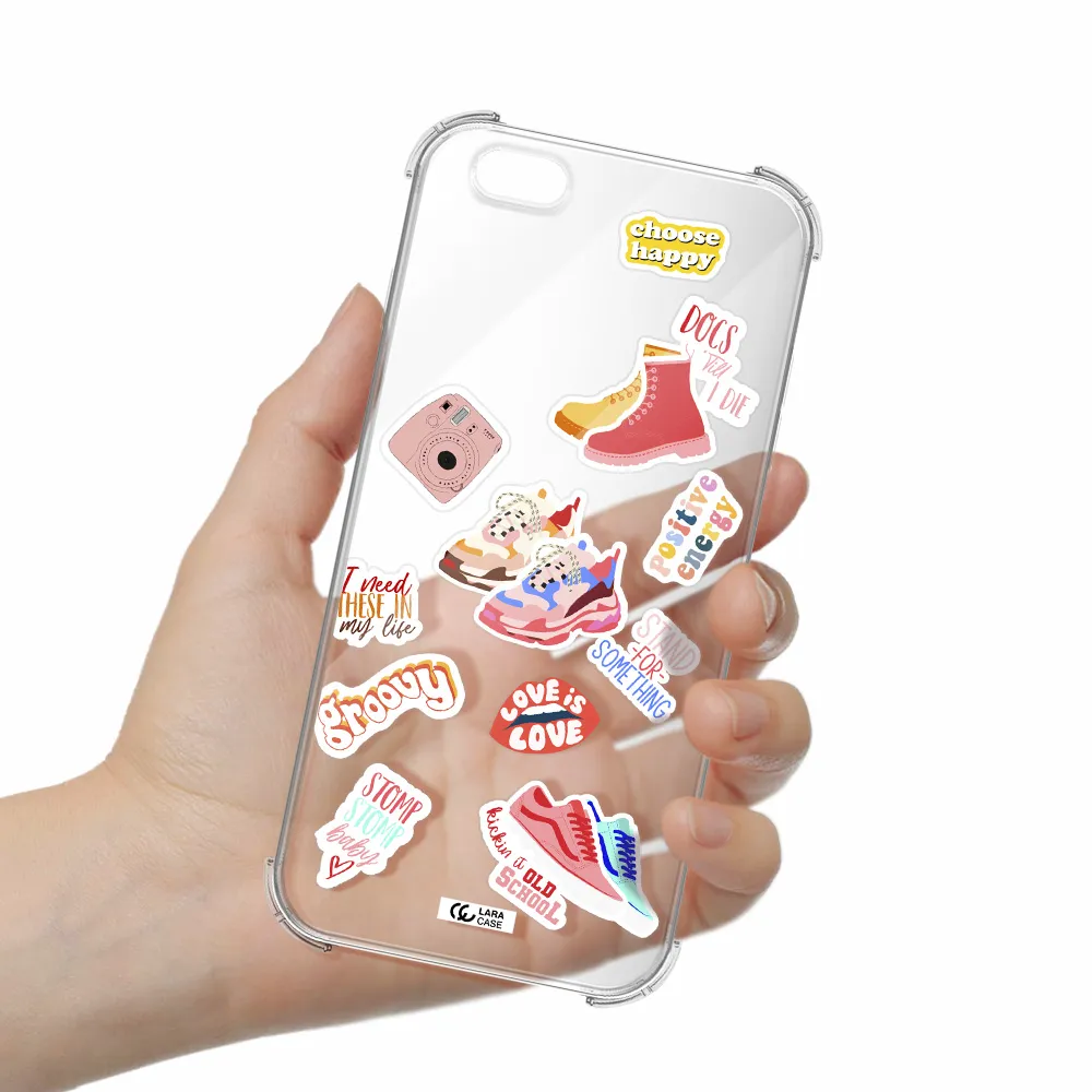 Positive Energy Apple iPhone 6 s plus Clear PC Case