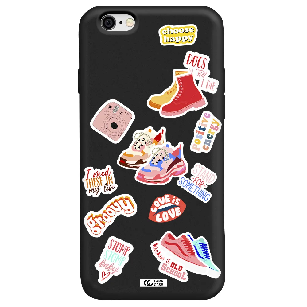 Positive Energy Apple iPhone 6 Silicone black Case