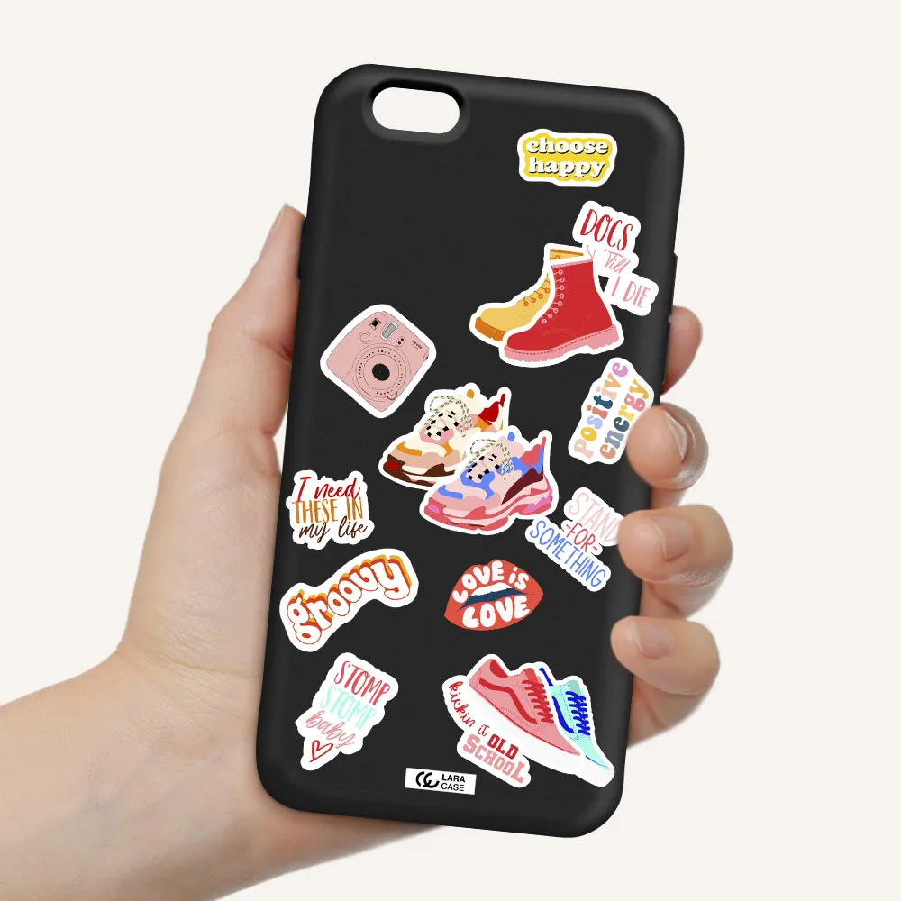 Positive Energy Apple iPhone 6 Silicone black Case