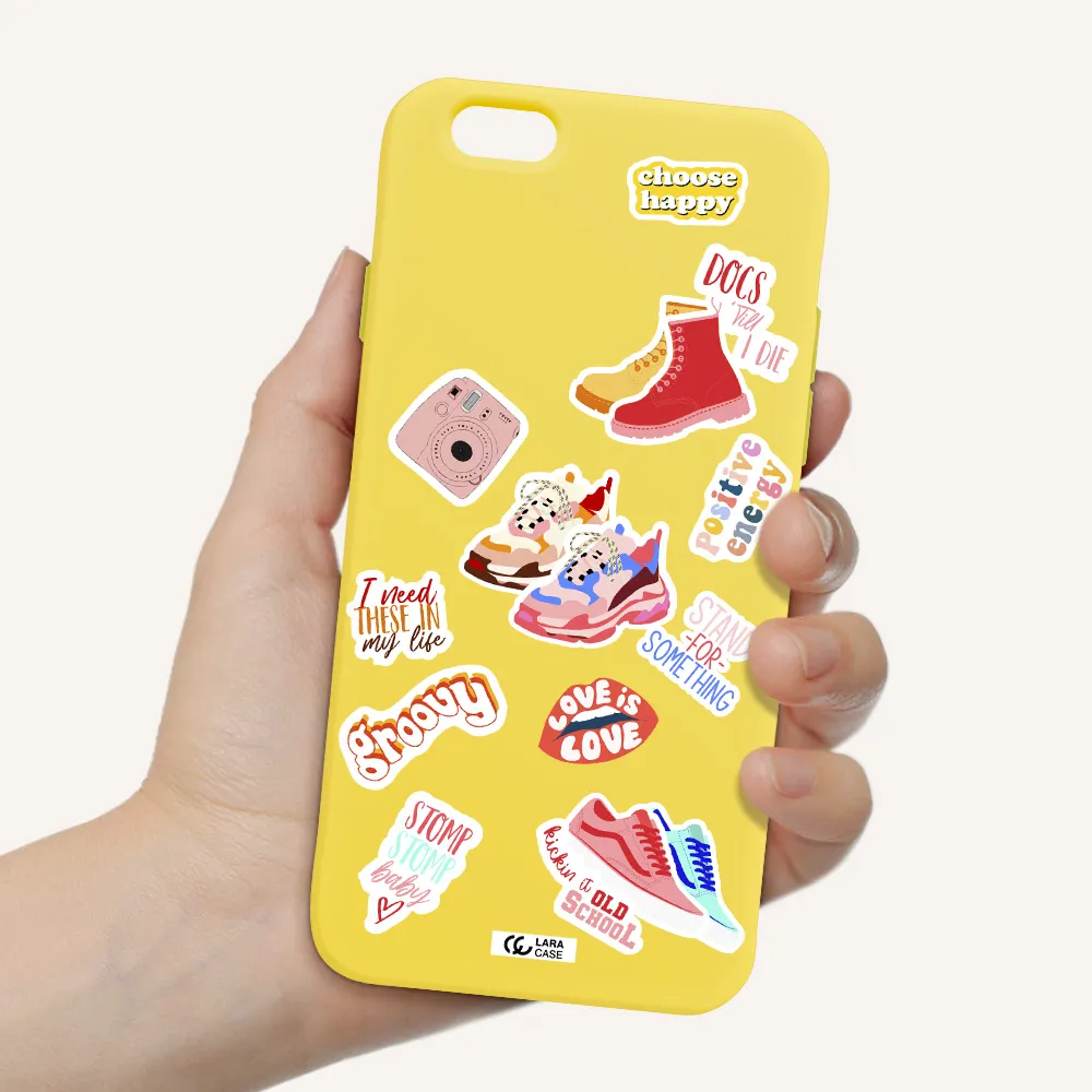 Positive Energy Apple iPhone 6 Silicone canary yellow Case