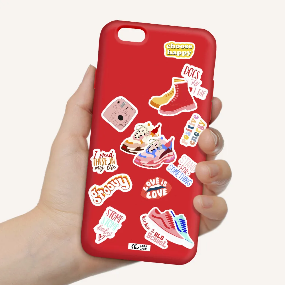 Positive Energy Apple iPhone 6 Silicone Imperial Red Case