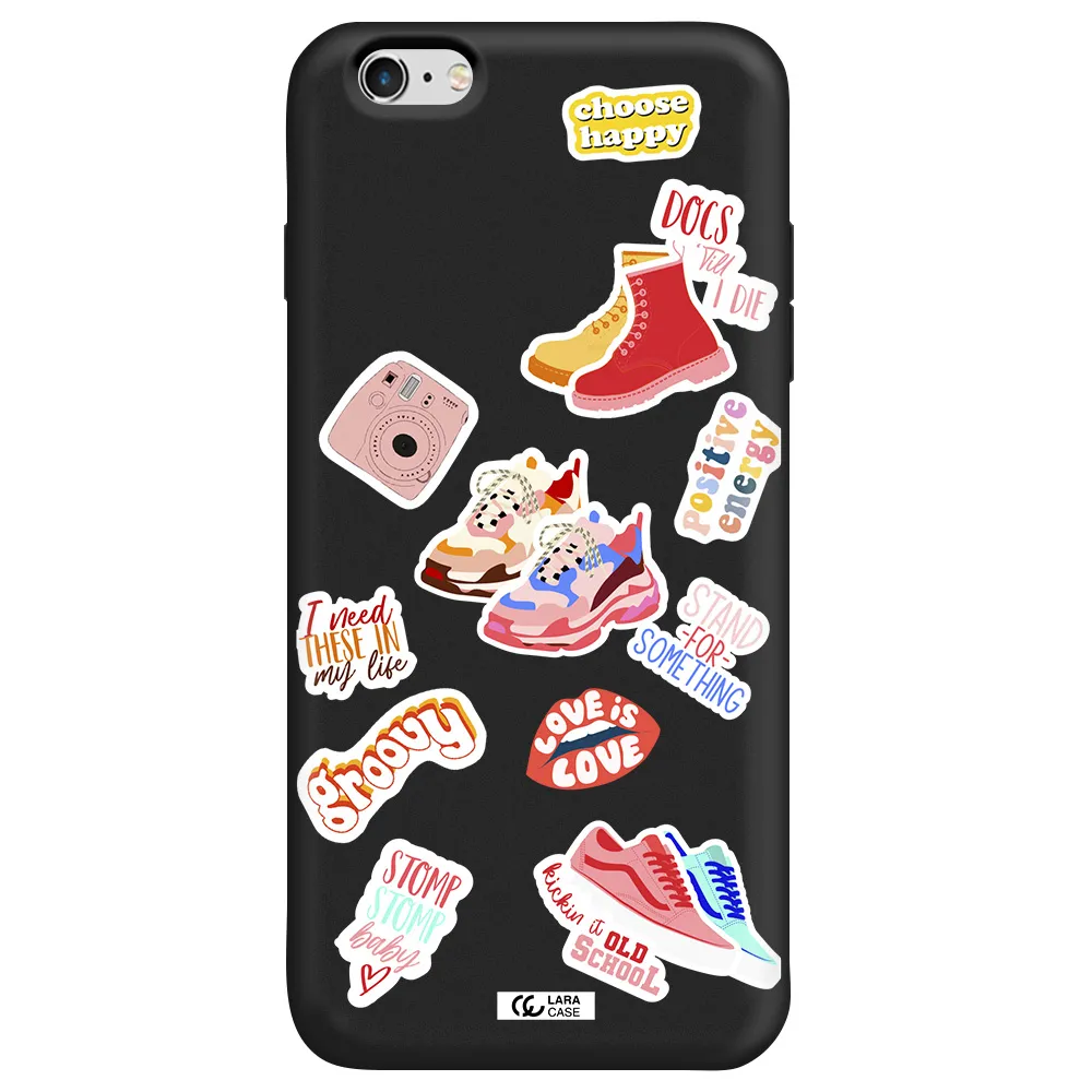 Positive Energy Apple iPhone 6S Silicone black Case