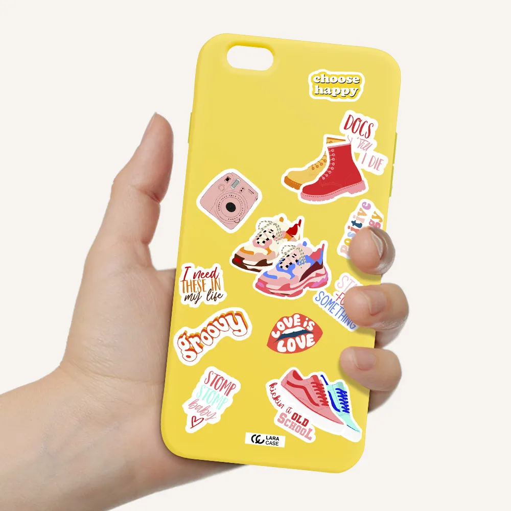 Positive Energy Apple iPhone 6S Silicone canary yellow Case