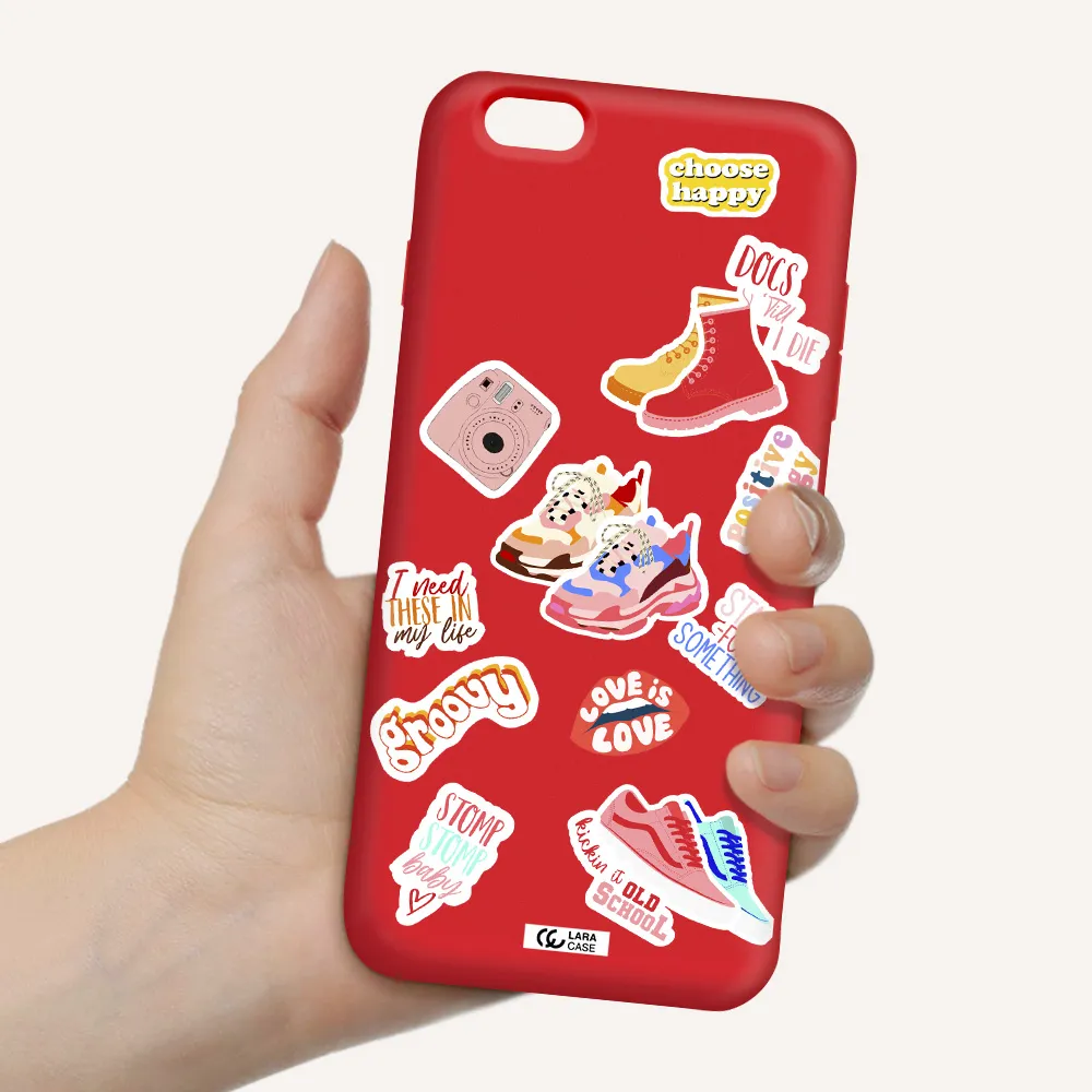 Positive Energy Apple iPhone 6S Silicone Imperial Red Case