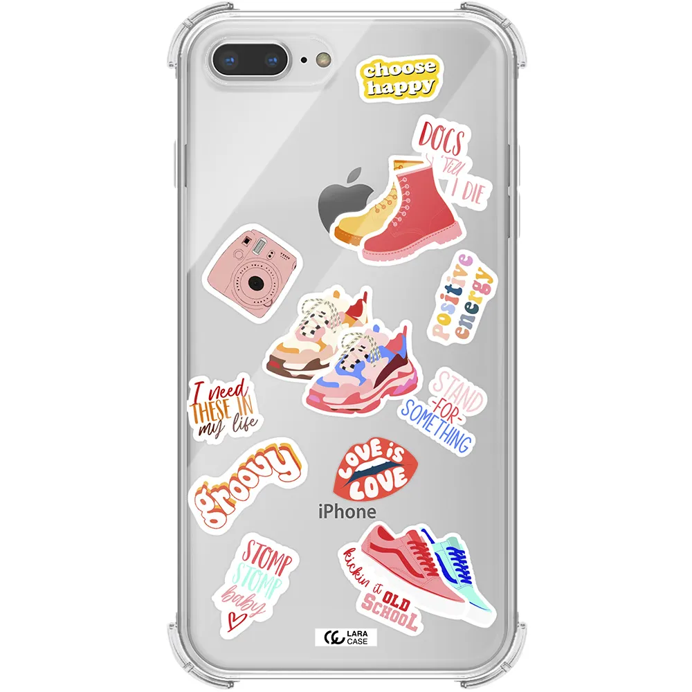 Positive Energy Apple iPhone 7 plus Clear PC Case