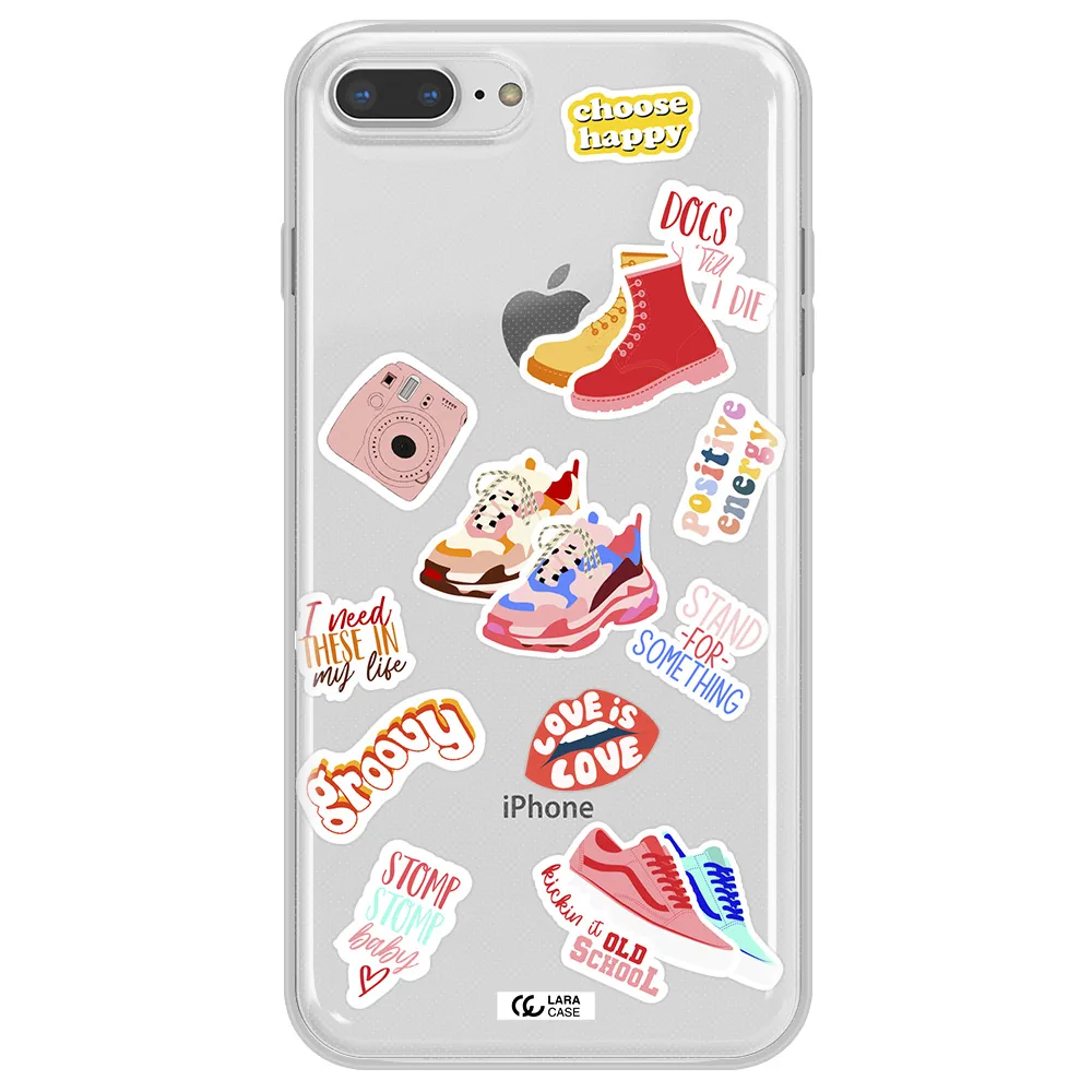 Positive Energy Apple iPhone 7 plus Clear TPU Case