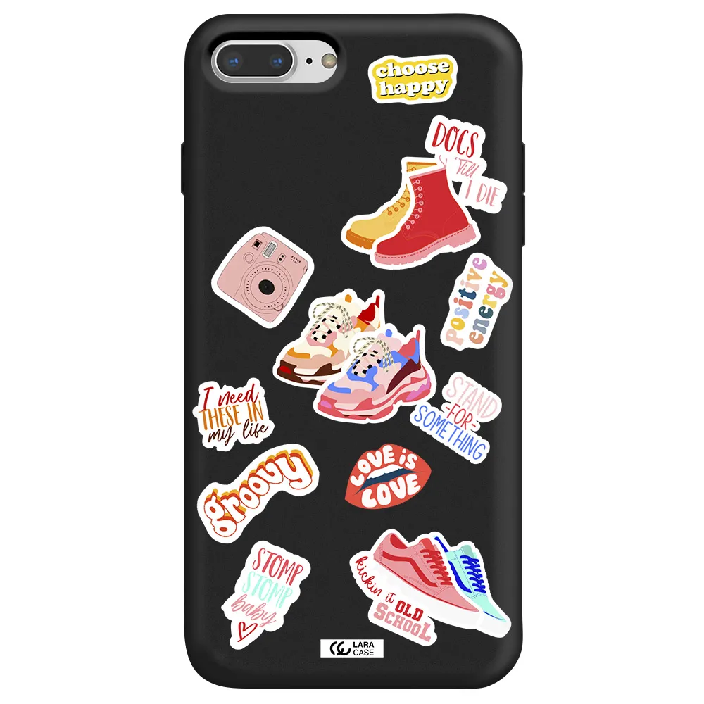 Positive Energy Apple iPhone 7 plus Silicone black Case