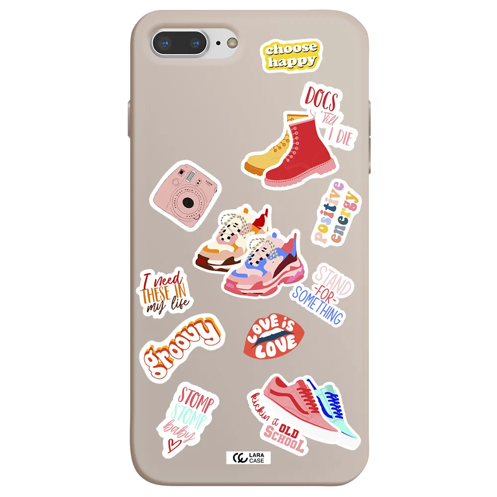 Positive Energy Apple iPhone 7 plus Silicone Stone Case