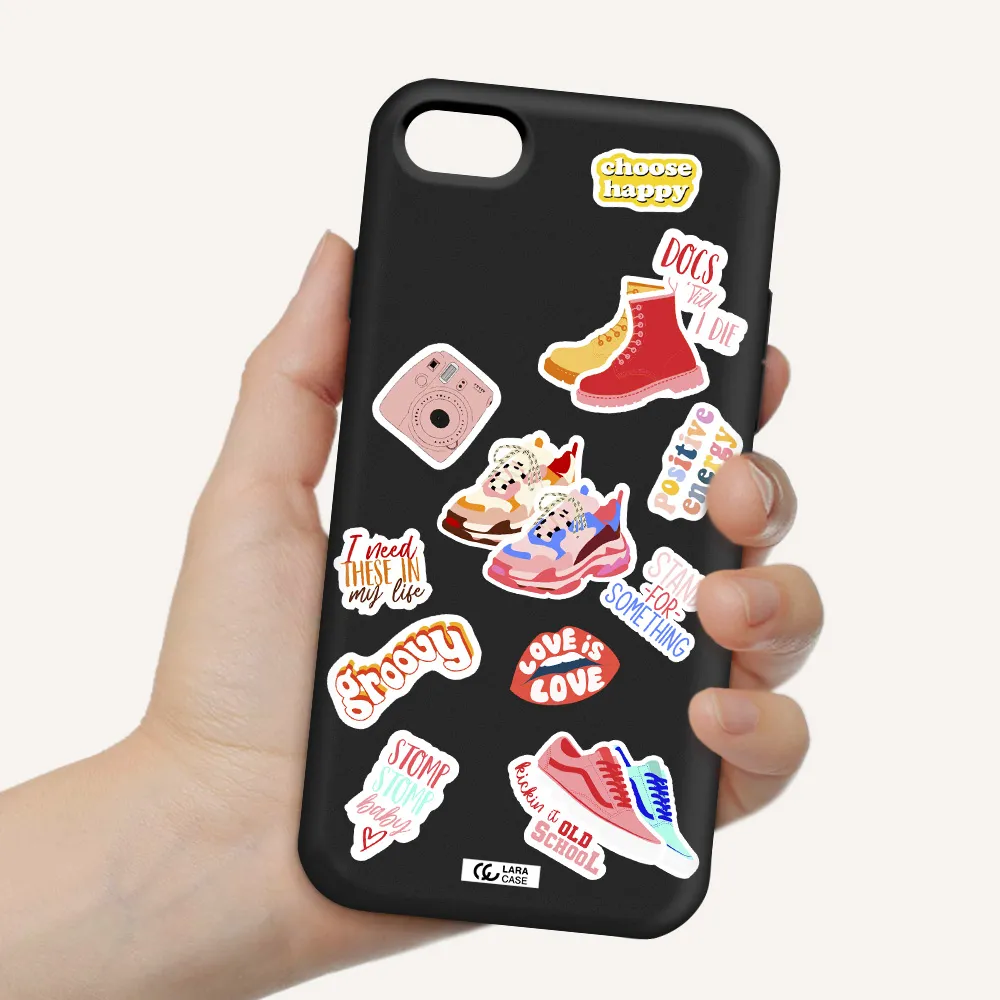 Positive Energy Apple iPhone 7 Silicone black Case