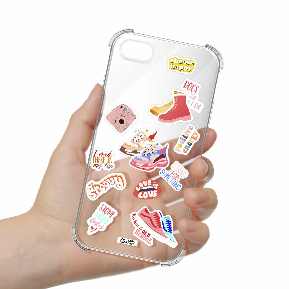 Positive Energy Apple iPhone 8 Clear PC Case