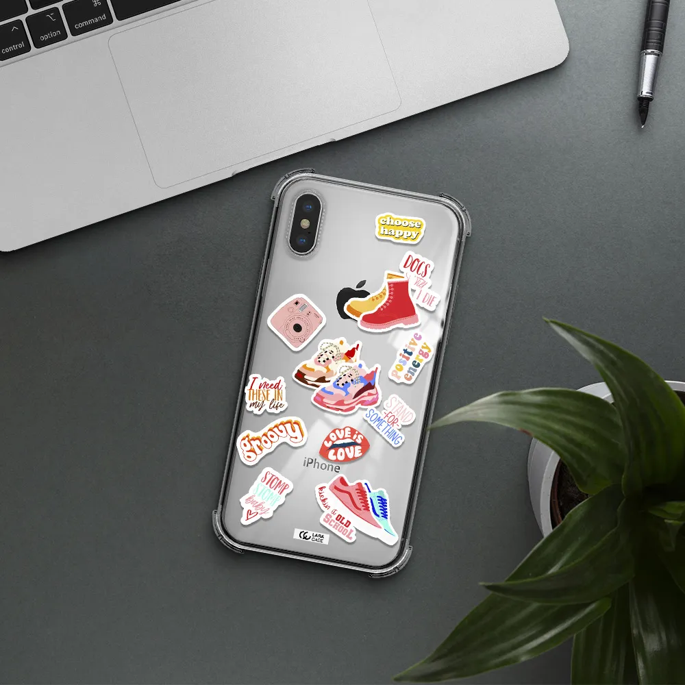 Positive Energy Apple iPhone XS Clear PC Case