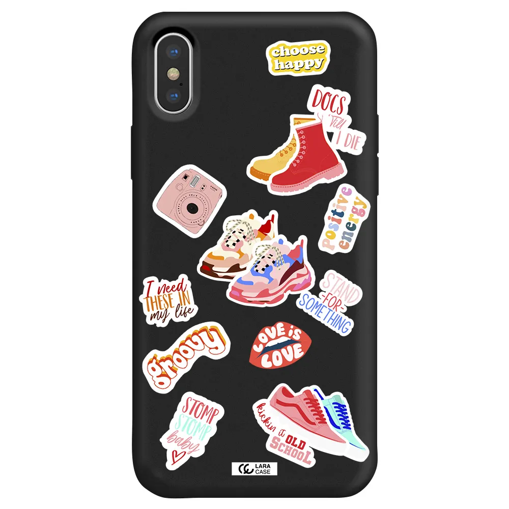 Positive Energy Apple iPhone XS Silicone black Case