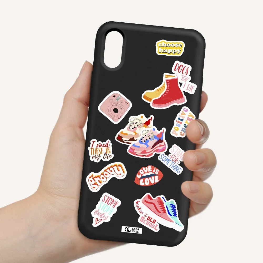 Positive Energy Apple iPhone XS Silicone black Case