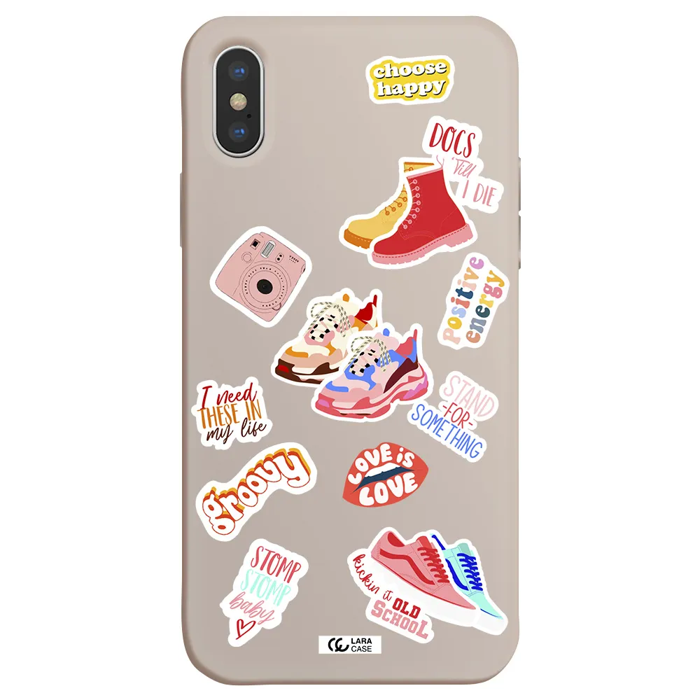 Positive Energy Apple iPhone XS Silicone Stone Case