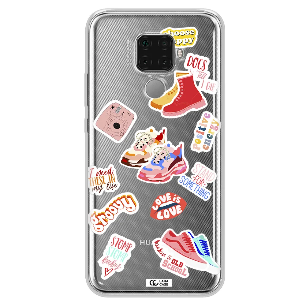 Positive Energy Huawei Mate 30 Lite Clear TPU Case