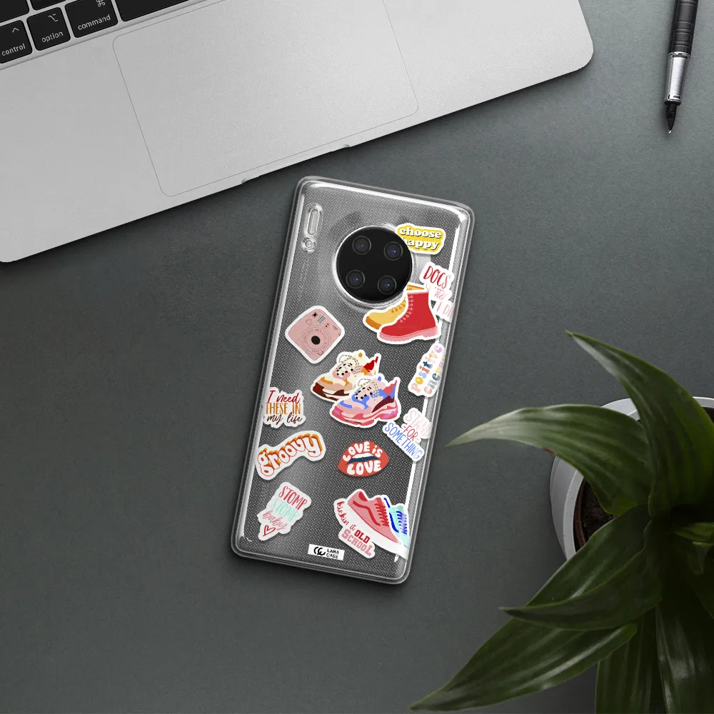 Positive Energy Huawei Mate 30 Pro Clear TPU Case