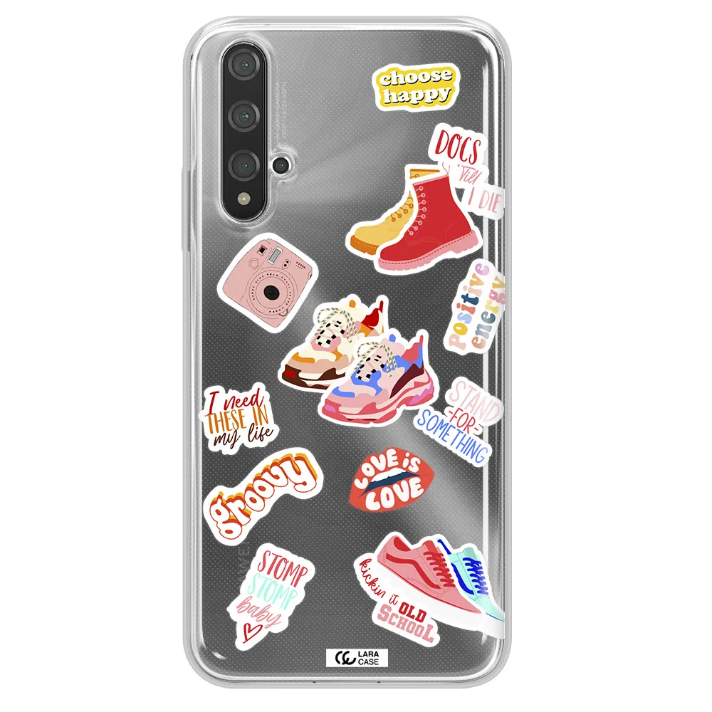 Positive Energy Huawei Nova 5t Clear TPU Case