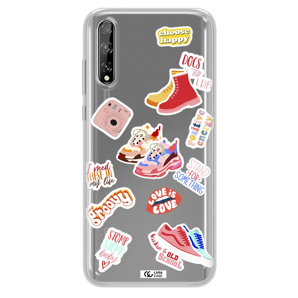 Positive Energy Huawei P Smart S Clear TPU Case