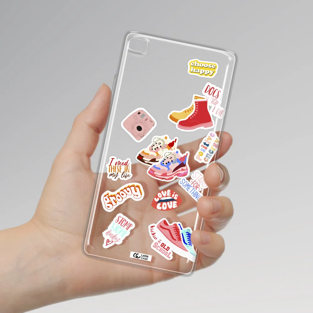 Positive Energy Huawei P8 Clear TPU Case