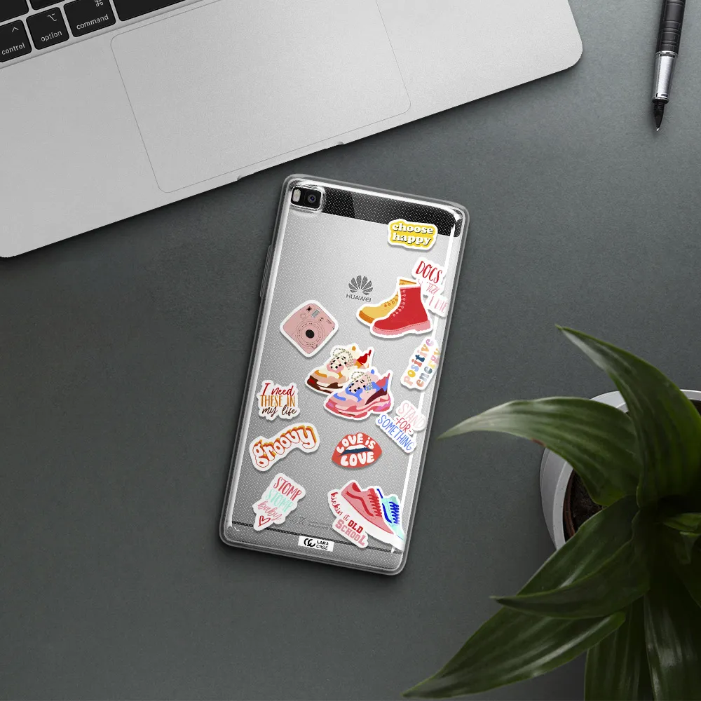 Positive Energy Huawei P8 Clear TPU Case