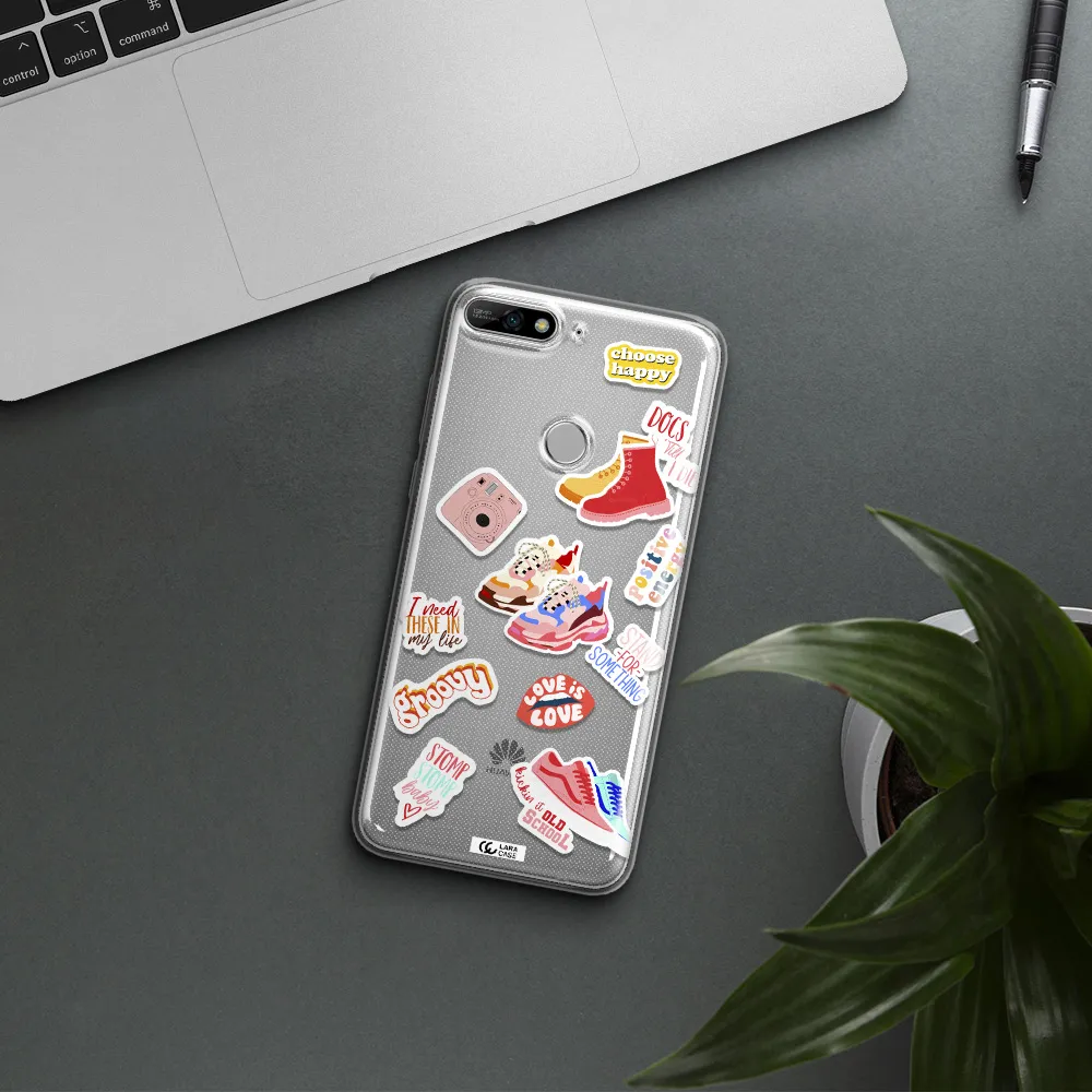 Positive Energy Huawei Y7 2018 Clear TPU Case