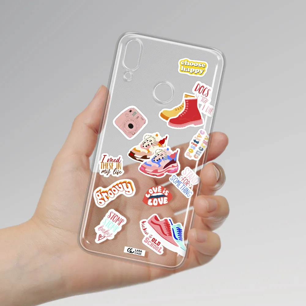 Positive Energy Huawei Y7 2019 Clear TPU Case