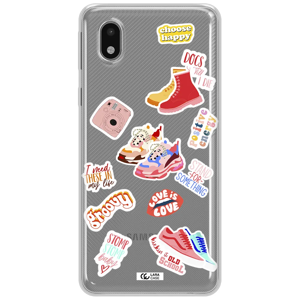 Positive Energy Samsung A01 Core Clear Tpu Case