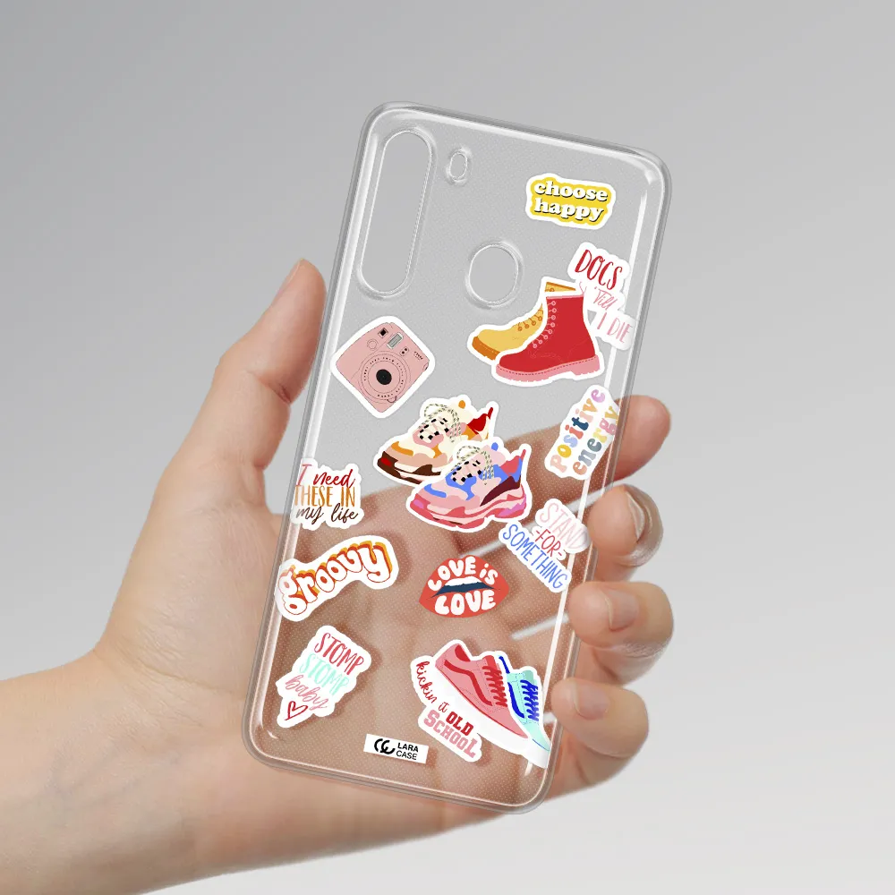 Positive Energy Samsung A21 Clear TPU Case