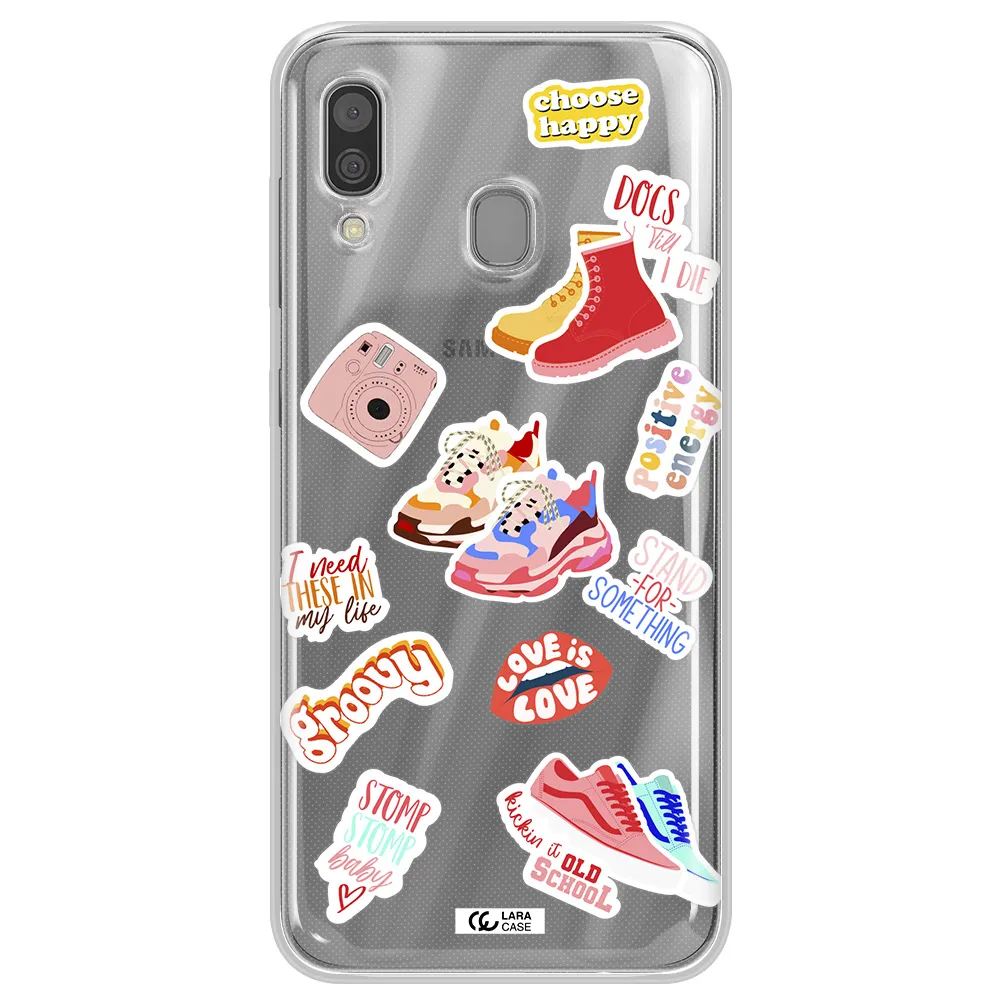 Positive Energy Samsung A30 Clear TPU Case