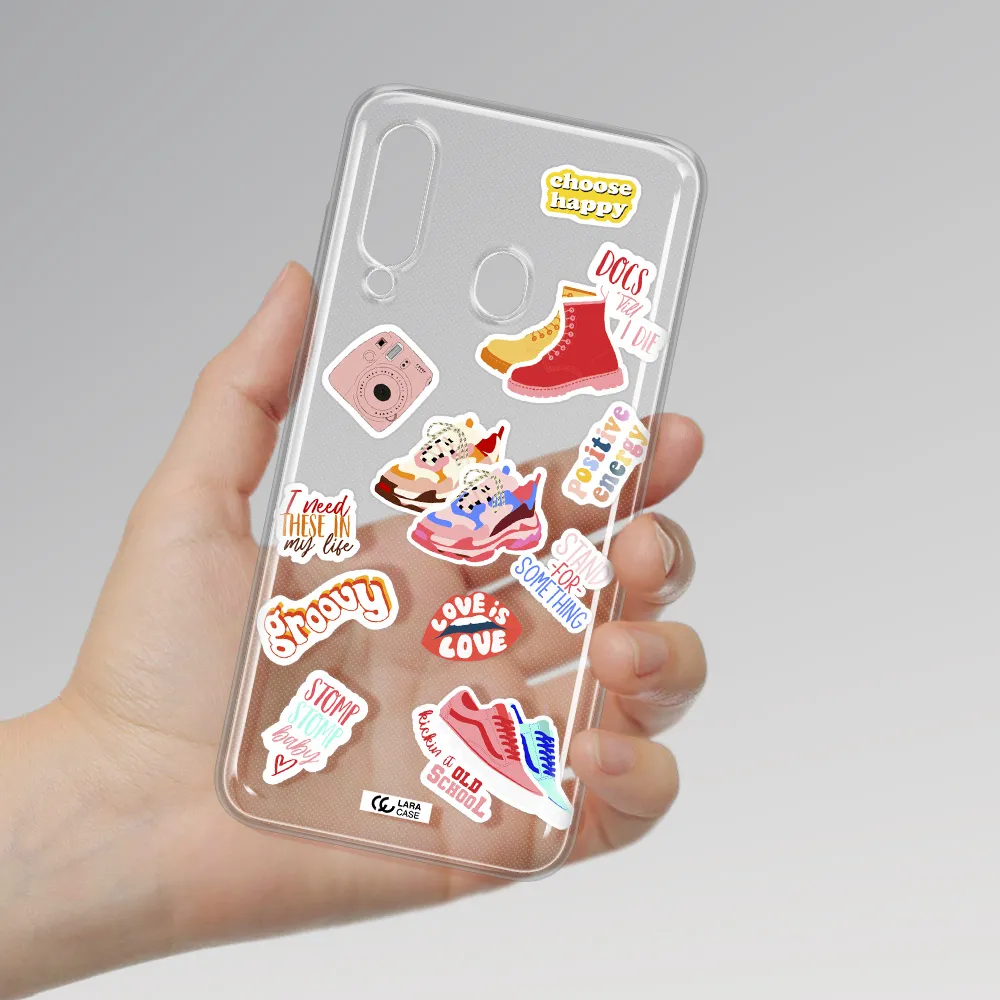 Positive Energy Samsung A60 Clear TPU Case