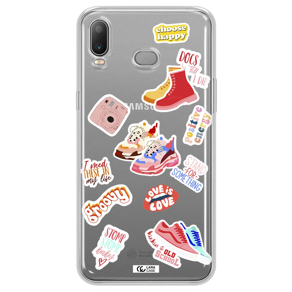 Positive Energy Samsung A6S Clear TPU Case