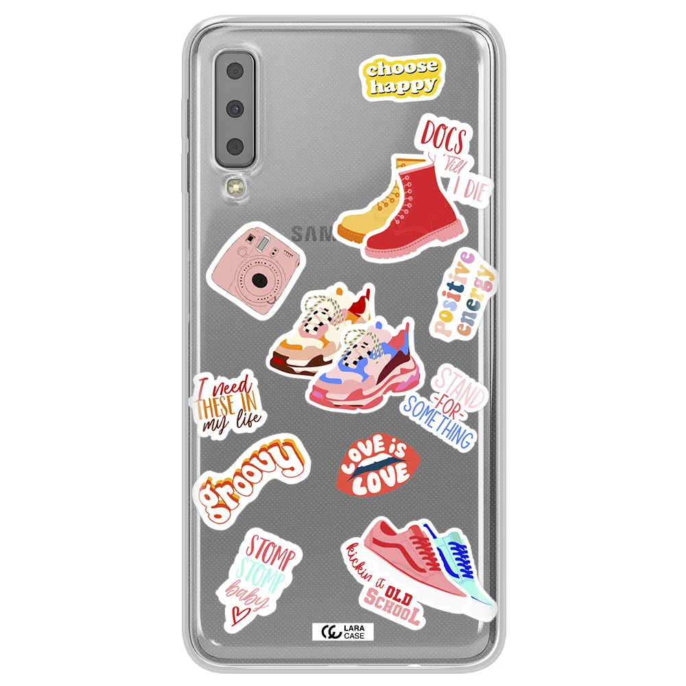 Positive Energy Samsung A7 2018 Clear TPU Case